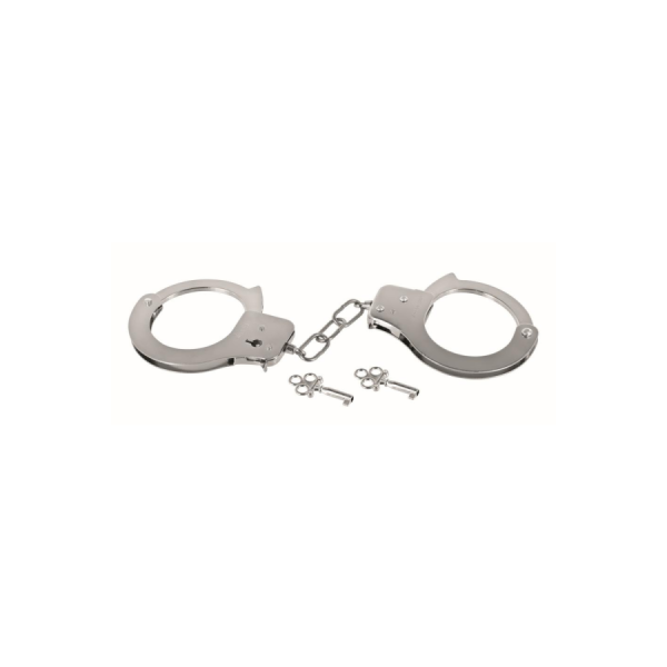 Menottes pour poignet en métal avec 2 clefs pour utilisateurs confirmés 